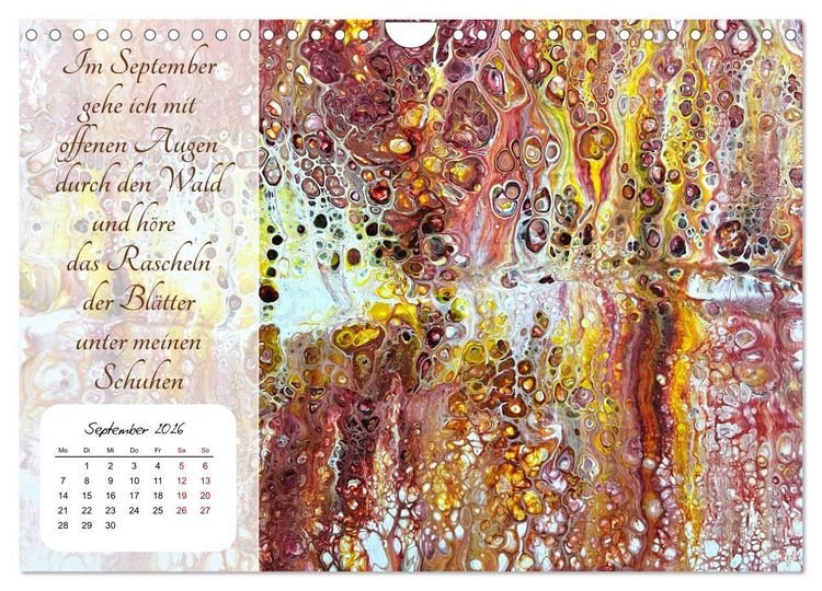 Produktbild: Dein Jahr gef&uuml;llt mit Achtsamkeit (Wandkalender 2026 DIN A4 quer), CALVENDO Monatskalender