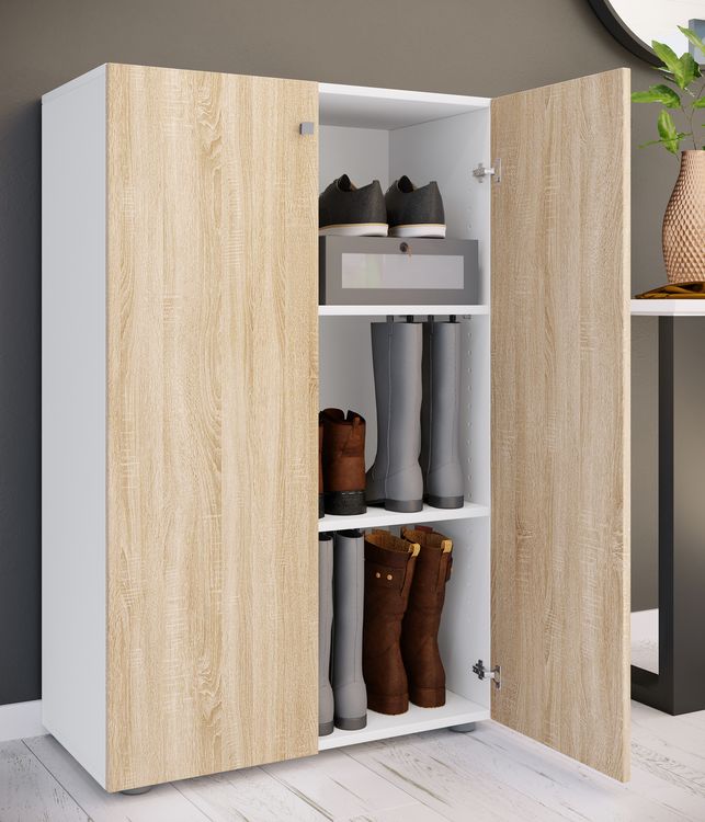 Produktbild: Holz Schuhschrank Schuhregal Schuhkommode Lona 3