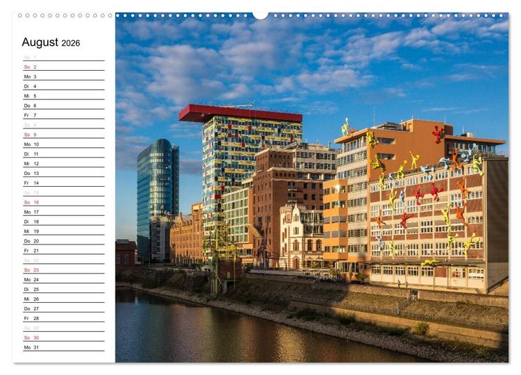 Produktbild: D&uuml;sseldorf - Impressionen (hochwertiger Premium Wandkalender 2026 DIN A2 quer), Kunstdruck in Hochglanz
