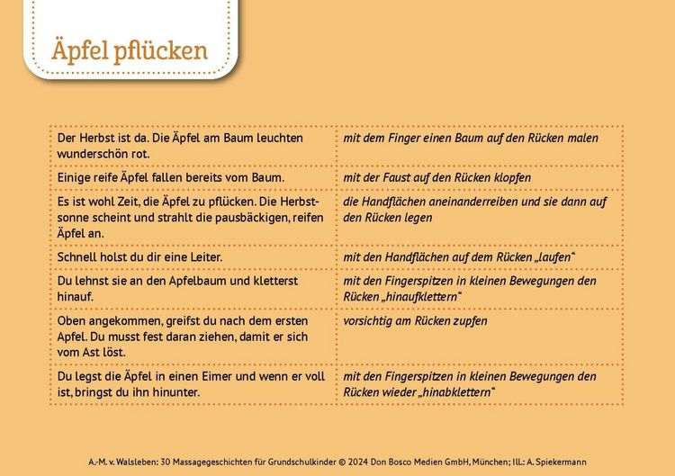 Produktbild: 30 Massagegeschichten f&uuml;r Grundschulkinder