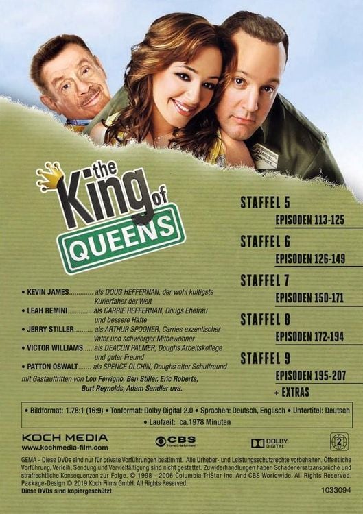 The King of Queens Die komplette Serie King Box [18 BRs] als