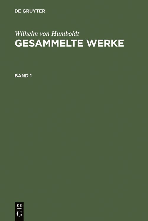 Produktbild: Gesammelte Werke. Band 1