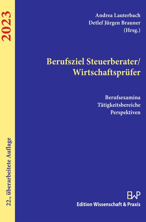 Produktbild: Berufziel Steuerberater/Wirtschaftspr&uuml;fer 2023.