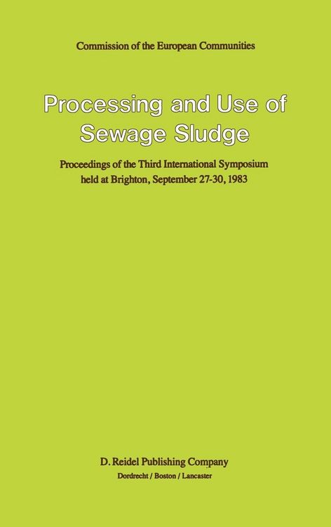 Produktbild: Processing and Use of Sewage Sludge