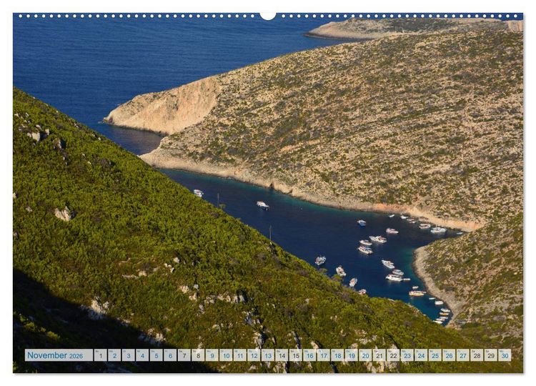 Produktbild: Zakynthos 2026 (Wandkalender 2026 DIN A2 quer), CALVENDO Monatskalender