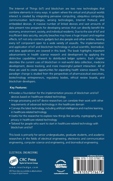 Produktbild: Convergence of Blockchain and Internet of Things in Healthcare