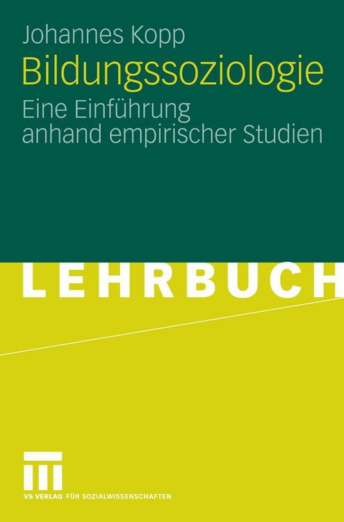 Produktbild: Bildungssoziologie