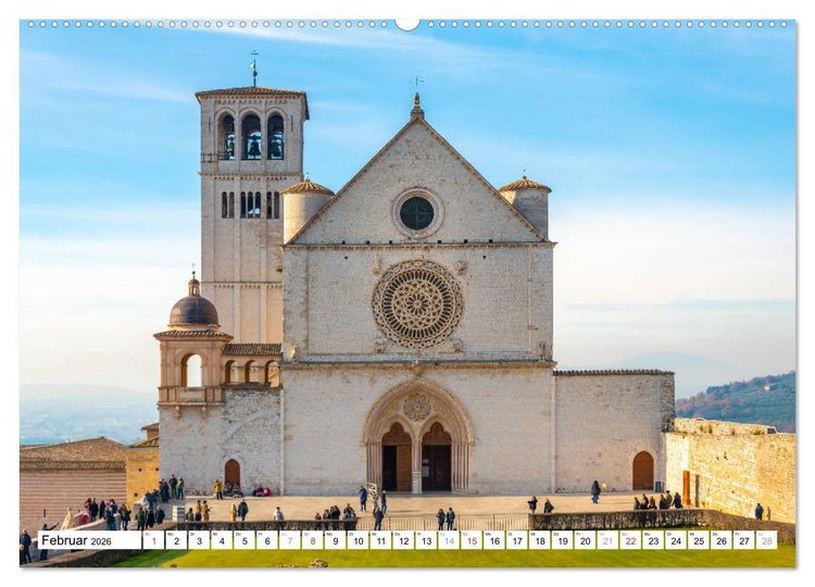 Produktbild: Assisi - Mittelalterliches Herz Italiens (Wandkalender 2026 DIN A2 quer), CALVENDO Monatskalender