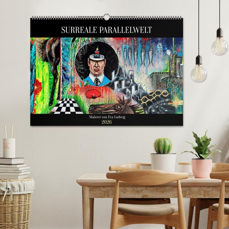 Produktbild: Surreale Parallelwelt (Wandkalender 2026 DIN A2 quer), CALVENDO Monatskalender