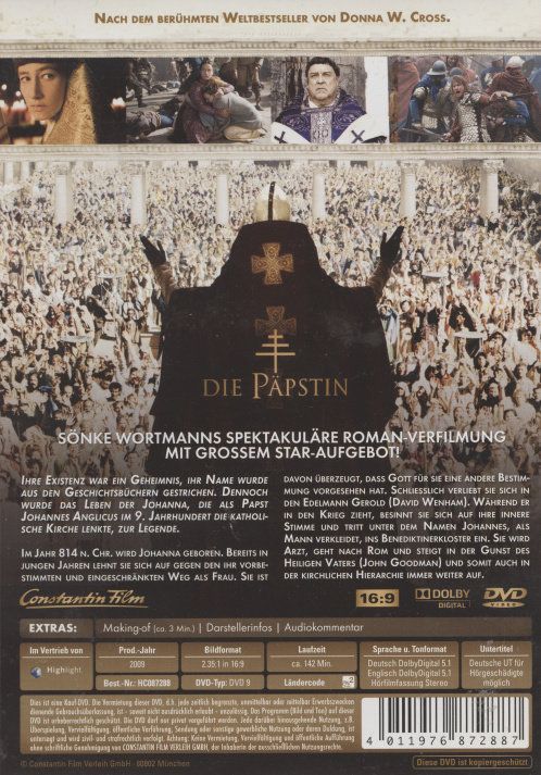 Produktbild: Die P&auml;pstin