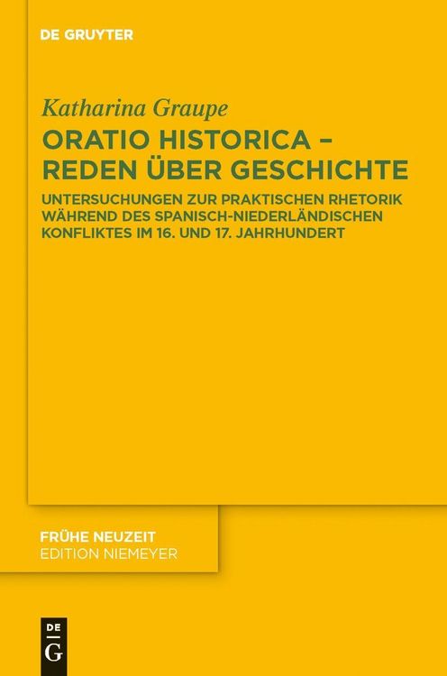 Produktbild: Oratio historica - Reden &uuml;ber Geschichte