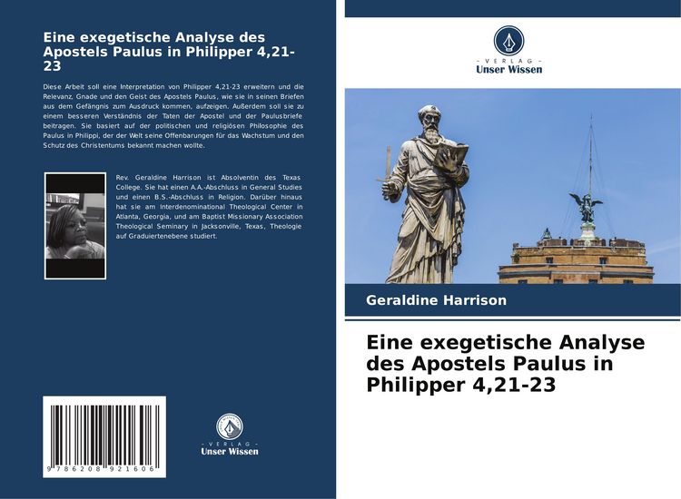 Produktbild: Eine exegetische Analyse des Apostels Paulus in Philipper 4,21-23