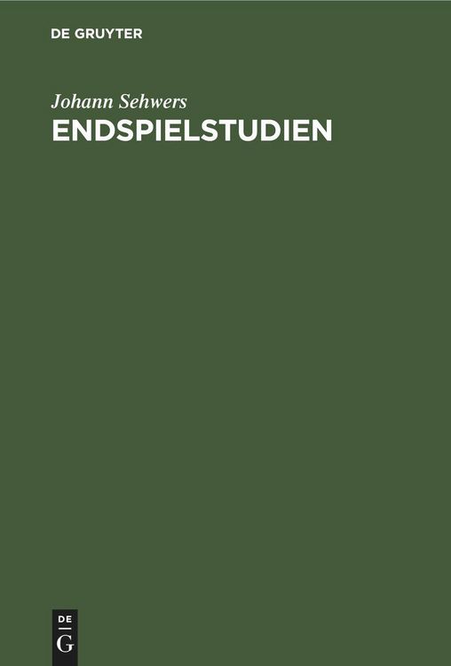 Produktbild: Endspielstudien