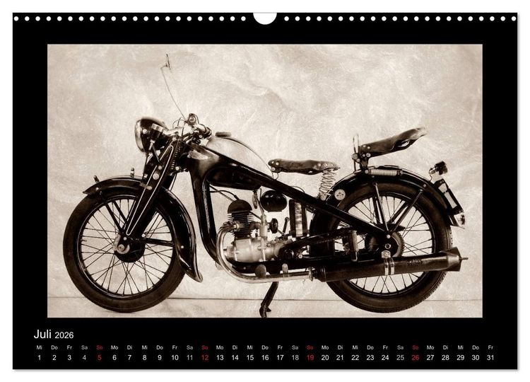 Produktbild: Motorrad Oldtimer aus &Ouml;sterreich (Wandkalender 2026 DIN A3 quer), CALVENDO Monatskalender