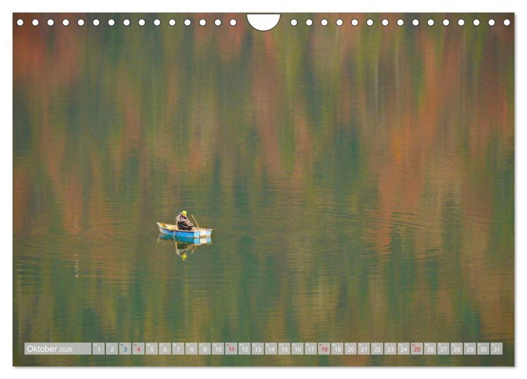 Produktbild: Der Sylvenstein - Impressionen eines Sees in Oberbayern (Wandkalender 2026 DIN A4 quer), CALVENDO Monatskalender