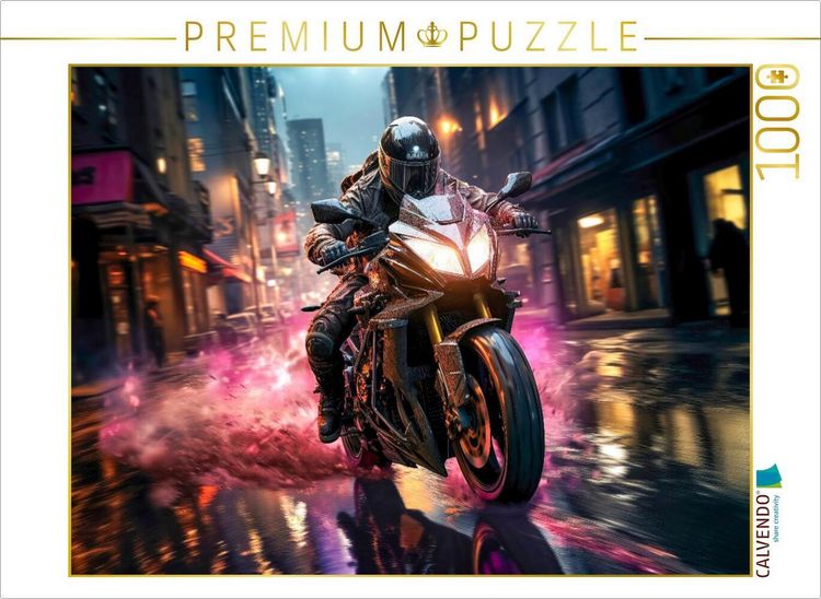 Produktbild: CALVENDO Puzzle Motorr&auml;der | 1000 Teile Lege-Gr&ouml;&szlig;e 64x48cm Foto-Puzzle f&uuml;r gl&uuml;ckliche Stunden
