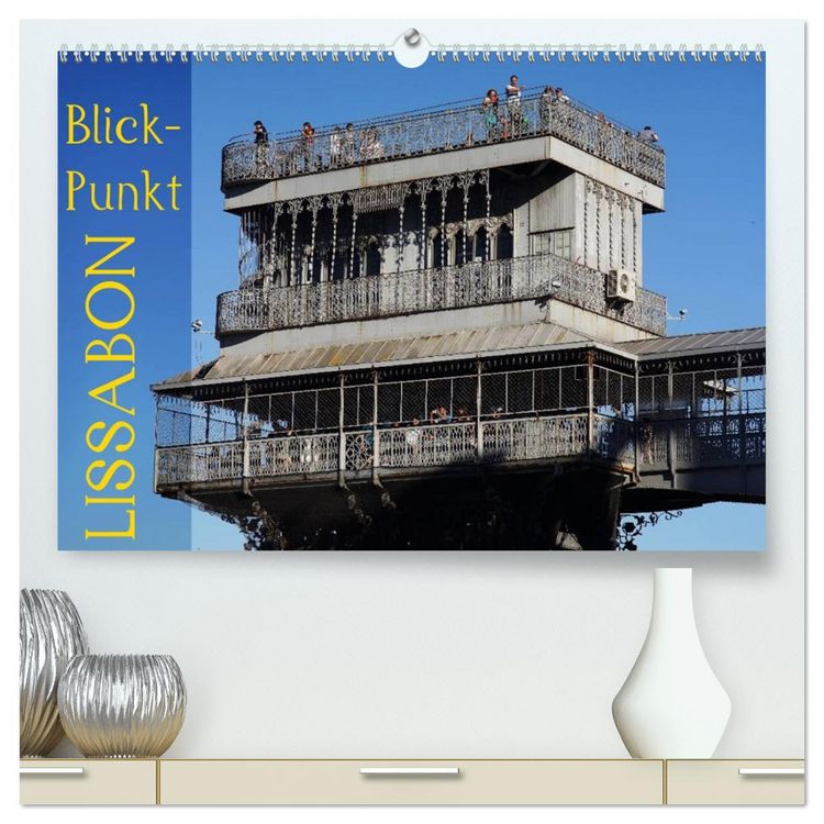 Produktbild: BlickPunkt Lissabon (hochwertiger Premium Wandkalender 2026 DIN A2 quer), Kunstdruck in Hochglanz