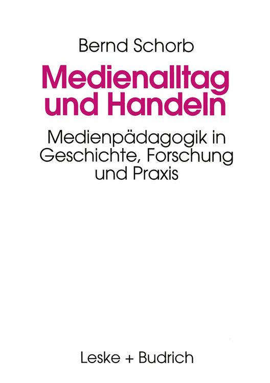 Produktbild: Medienalltag und Handeln