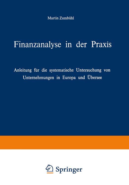 Produktbild: Finanzanalyse in der Praxis