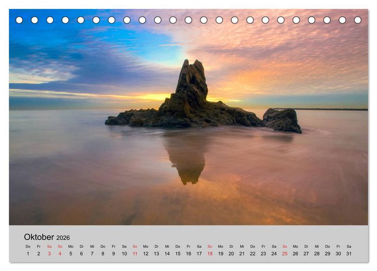 Produktbild: Am Meer. Sehnsucht Wasser (Tischkalender 2026 DIN A5 quer), CALVENDO Monatskalender
