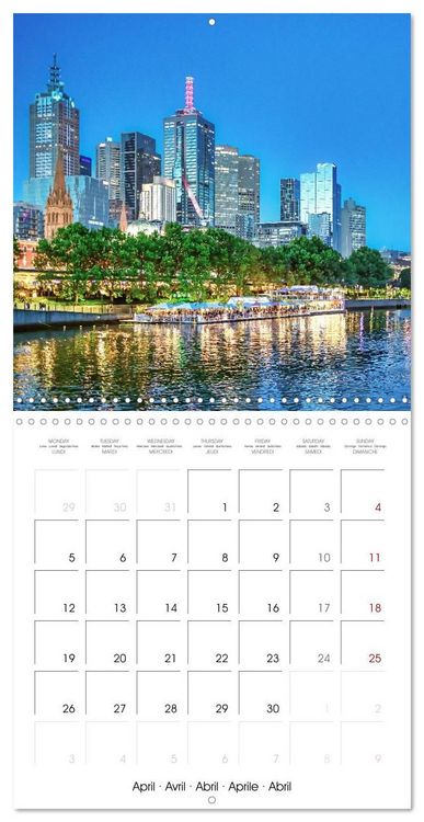 Produktbild: Melbourne - Australia's friendly metropolis (Wall Calendar 2027 12 &times; 12 Inch) CALVENDO 12 Month Wall Calendar