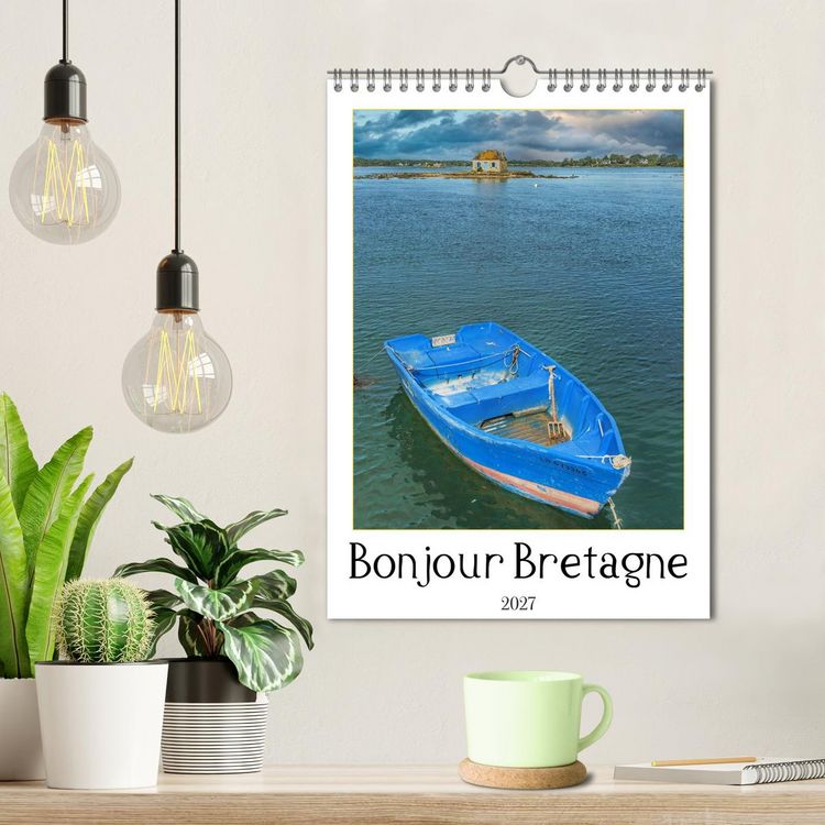 Produktbild: Bonjour Bretagne (Wandkalender 2027 DIN A4 hoch), CALVENDO Monatskalender