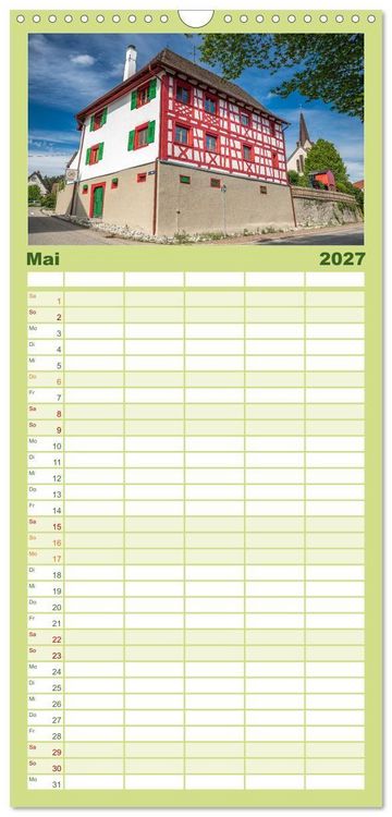Produktbild: Familienplaner 2027 - G&uuml;ttingen im Hegau mit 5 Spalten (Wandkalender, 21 x 45 cm) CALVENDO