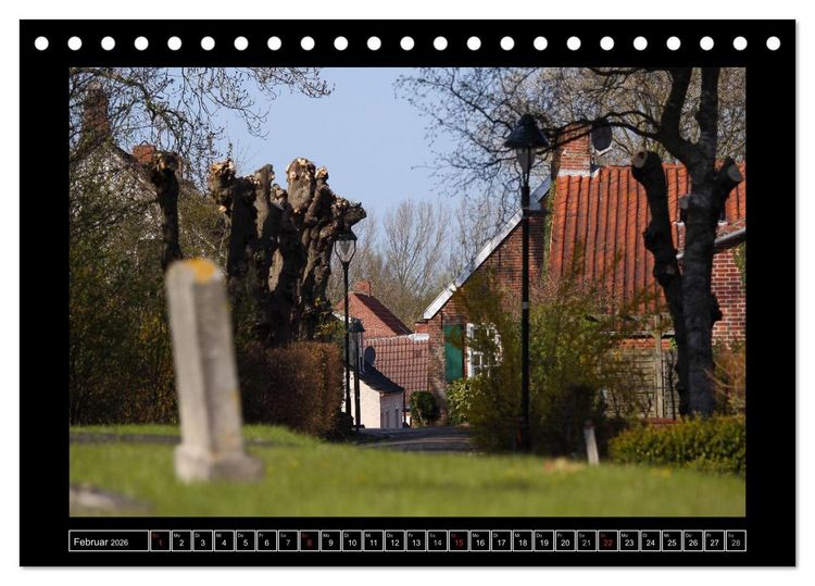 Produktbild: Rysum - Warfendorf in Ostfriesland (Tischkalender 2026 DIN A5 quer), CALVENDO Monatskalender