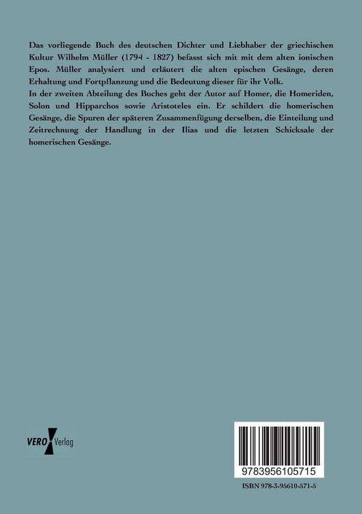 Produktbild: Homerische Vorschule