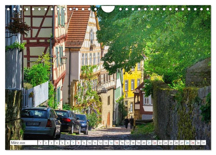 Produktbild: Bad Wimpfen - Kurstadt am Neckar (Wandkalender 2026 DIN A4 quer), CALVENDO Monatskalender