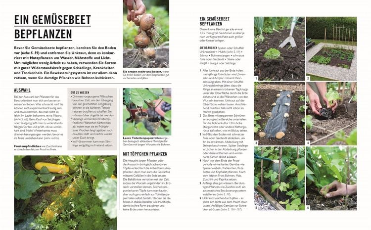 Grünes Gartenwissen. Gärtnern mit wenig Aufwand