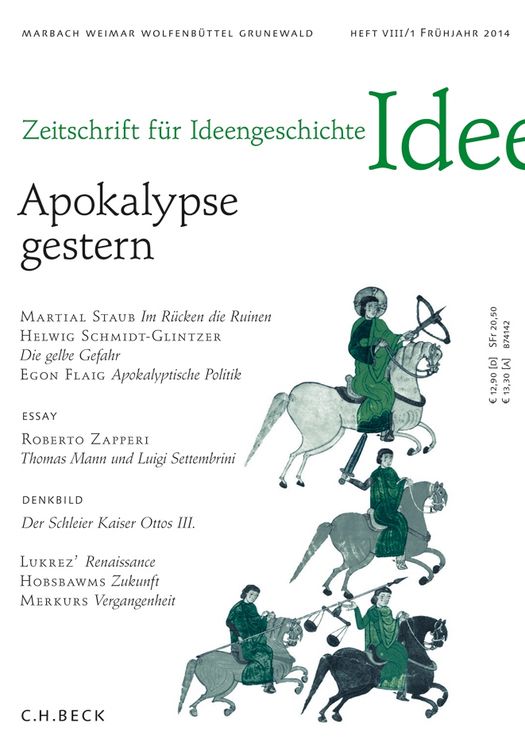 Produktbild: Zeitschrift f&uuml;r Ideengeschichte Heft VIII/1 Fr&uuml;hjahr 2014