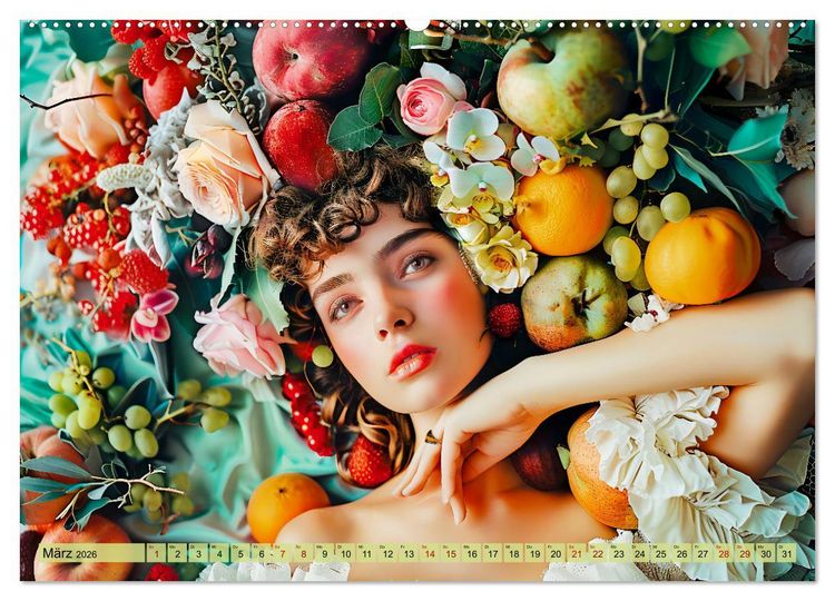 Produktbild: Obstk&ouml;nigin - Fruchtig, floral und voller Sch&ouml;nheit (hochwertiger Premium Wandkalender 2026 DIN A2 quer), Kunstdruck in Hochglanz