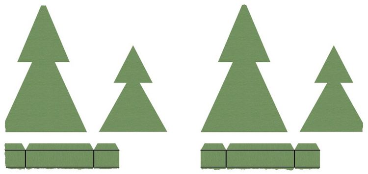 Produktbild: URSUS Dekorationsartikel Bastelset O Tannenbaum