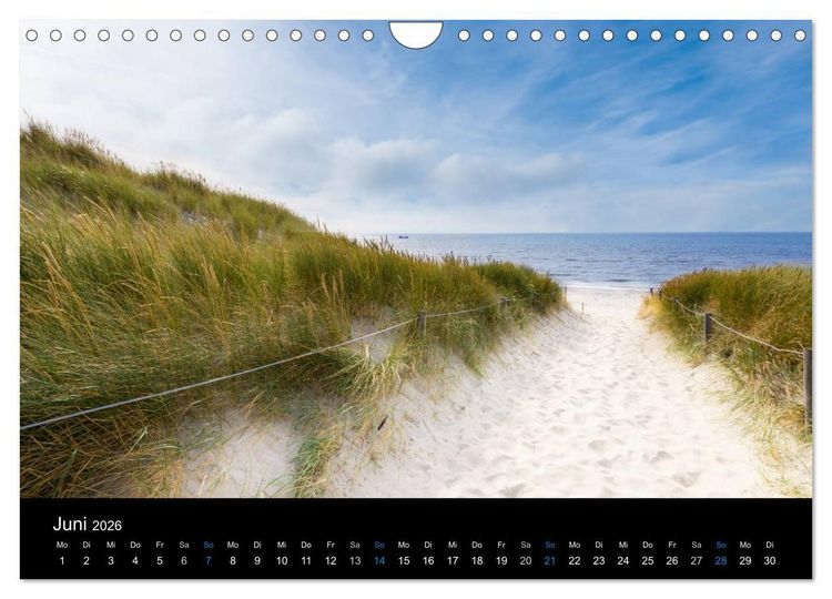 Produktbild: Gr&uuml;&szlig;e aus Texel (Wandkalender 2026 DIN A4 quer), CALVENDO Monatskalender