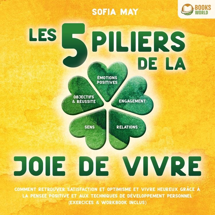 Produktbild: Les 5 piliers de la joie de vivre: Comment retrouver satisfaction et optimisme et vivre heureux gr&acirc;ce &agrave; la pens&eacute;e positive et aux techniques de d&eacute;veloppement personnel (exercices & workbook inclus)