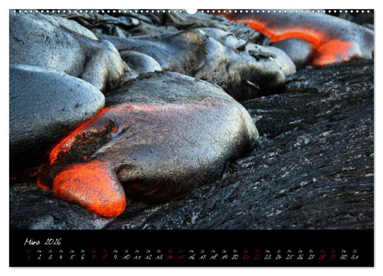 Produktbild: Kilauea Volcano Hawaii - Auf den Spuren von Feuerg&ouml;ttin Pele (Wandkalender 2026 DIN A2 quer), CALVENDO Monatskalender