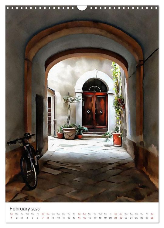 Produktbild: A Year Of Bicycles (Wall Calendar 2026 DIN A3 portrait), CALVENDO 12 Month Wall Calendar