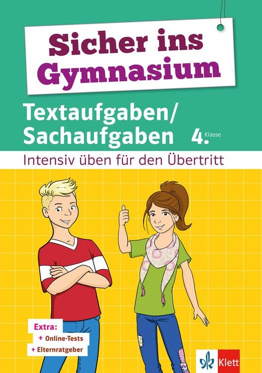 Produktbild: Sicher ins Gymnasium Textaufgaben/Sachaufgaben 4. Klasse