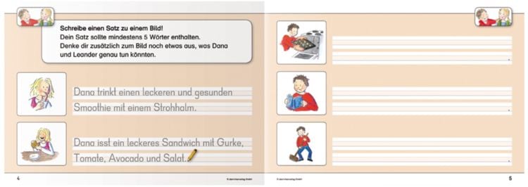 Produktbild: Ich kann Sätze schreiben Teil 1 und 2 im Set - Schülerarbeitshefte für die 1. und 2. Klasse
