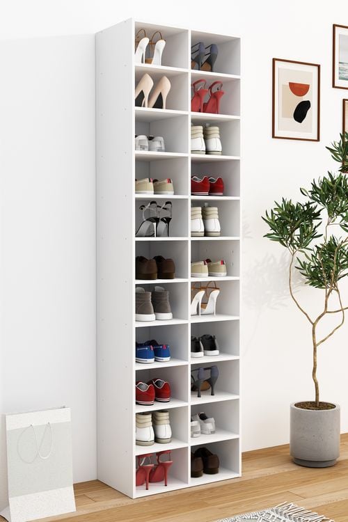 Produktbild: Holz Regal Schuhschrank Schuhregal Hinsol XL