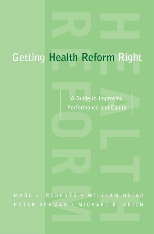Produktbild: Getting Health Reform Right