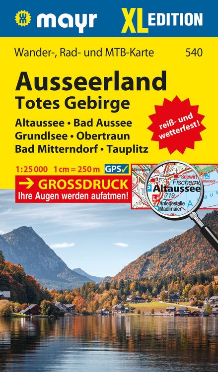Produktbild: Mayr Wanderkarte Ausseerland, Totes Gebirge XL 1:25.000