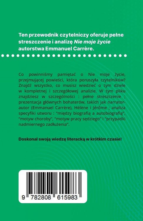Produktbild: Nie moje &iquest;ycie ksi&iquest;&iquest;ka Emmanuel Carr&egrave;re (Analiza ksi&iquest;&iquest;ki)