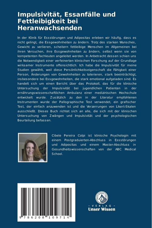 Produktbild: Impulsivit&auml;t, Essanf&auml;lle und Fettleibigkeit bei Heranwachsenden