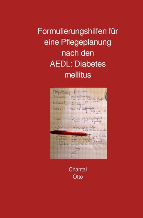 Produktbild: Formulierungshilfen f&uuml;r eine Pflegeplanung nach den AEDL: Diabetes mellitus