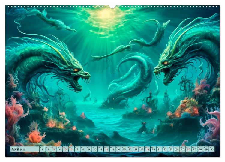 Produktbild: Im Reich der M&auml;rchen, Mythen und Legenden (hochwertiger Premium Wandkalender 2026 DIN A2 quer), Kunstdruck in Hochglanz