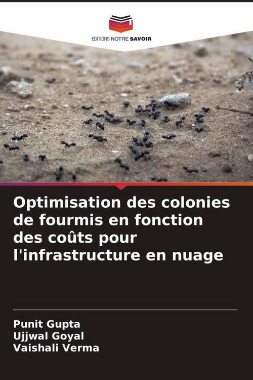 Produktbild: Optimisation des colonies de fourmis en fonction des co&ucirc;ts pour l'infrastructure en nuage
