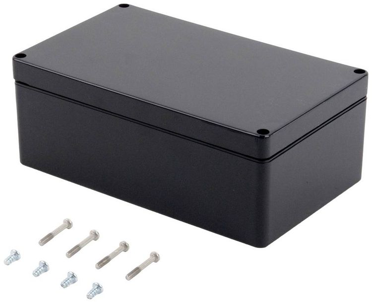 Produktbild: TRU Components KST 221 03221000.H Industrie-Geh&auml;use 200 x 120 x 75 ABS Schiefer-Grau 1St.