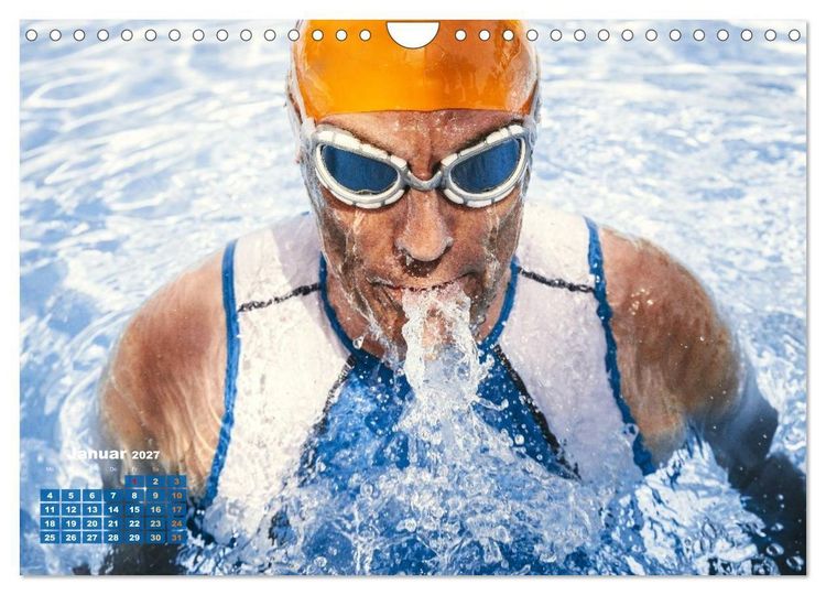 Produktbild: Triathlon: Mit Leidenschaft zur pers&ouml;nlichen Bestzeit (Wandkalender 2027 DIN A4 quer), CALVENDO Monatskalender